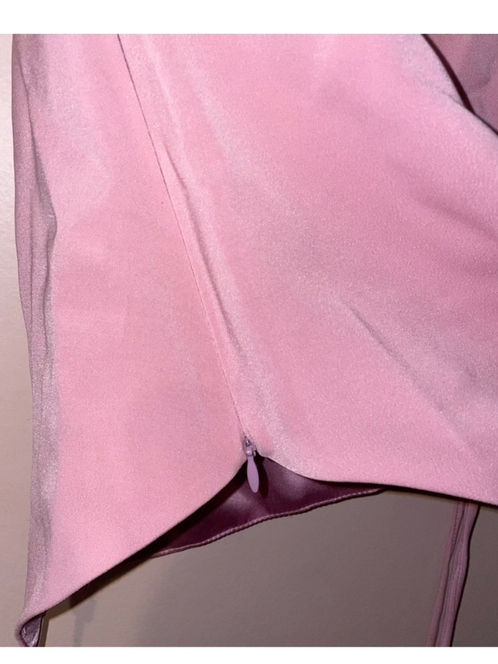Cushnie Et Ochs Pink Off Shoulder Drawstring Halter Stretch Crepe Top Size 2 - Picture 4 of 12